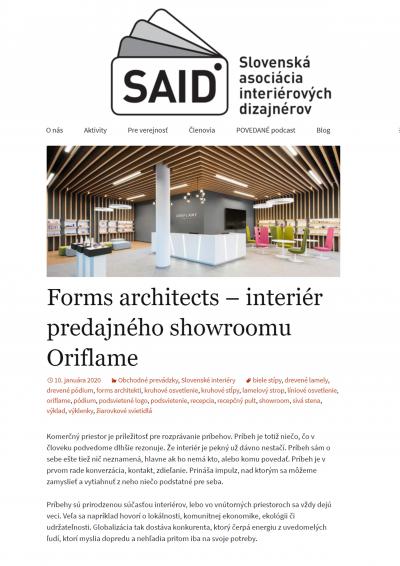 SLOVAK ASSOCIATION OF INTERIOR DESIGNERS